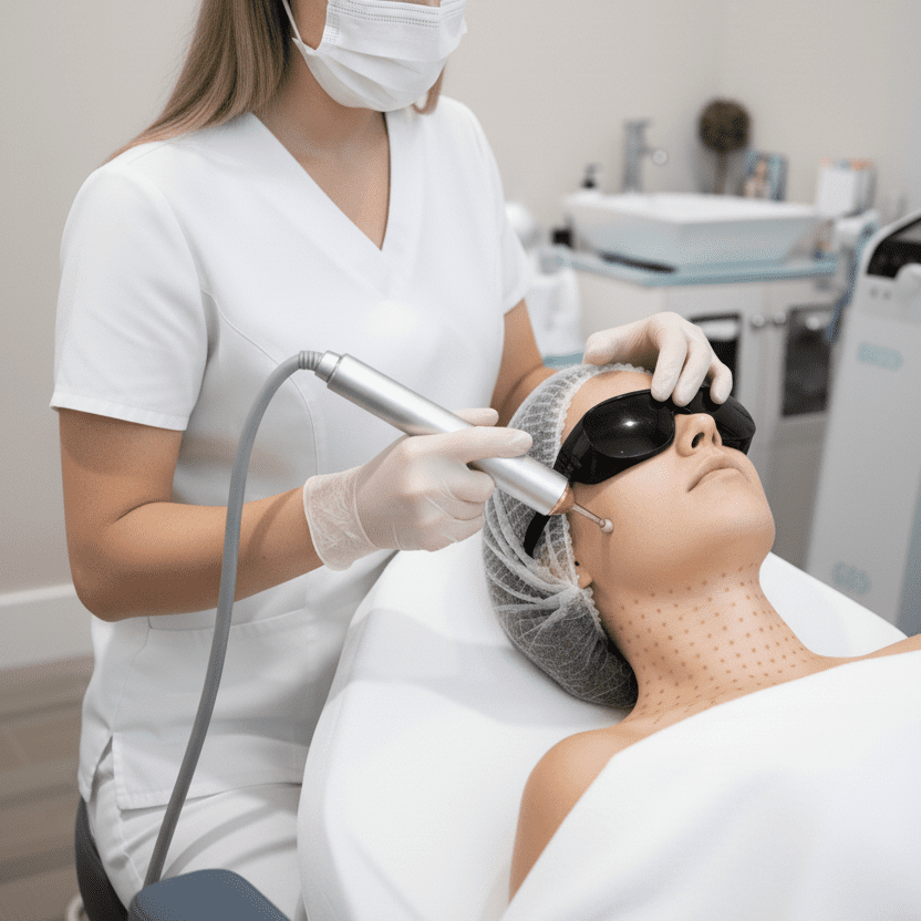 Neck Erbium Laser Resurfacing